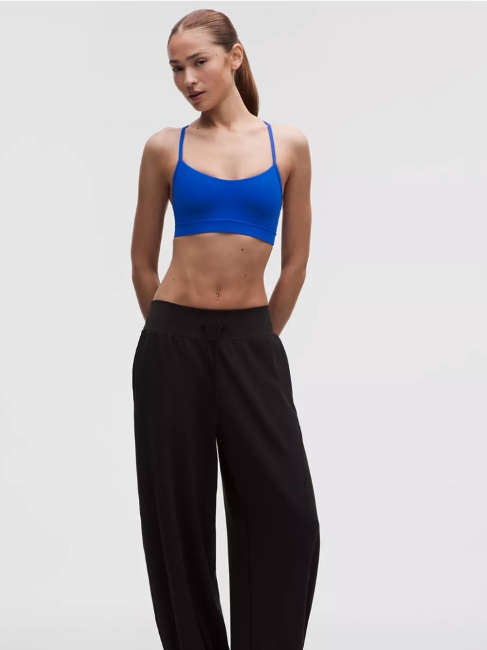 Lululemon Flow Y Bra Nulu Light Support AC Cups - Beach Ball